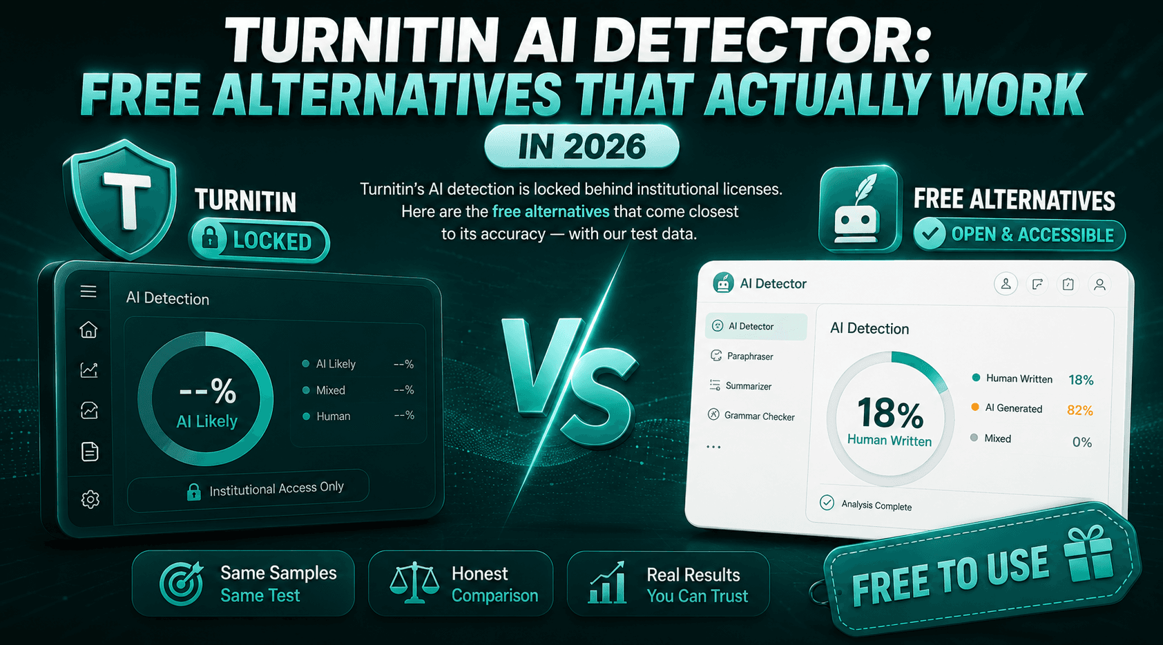 Turnitin AI Detector: Free Alternatives That Actually Work in 2026